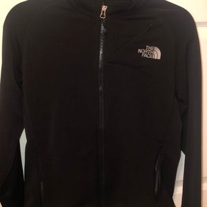 Women’s black North Face Jacket TKA Stretch Size M